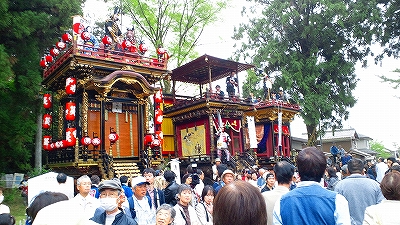 日野町 山車 揃い踏み