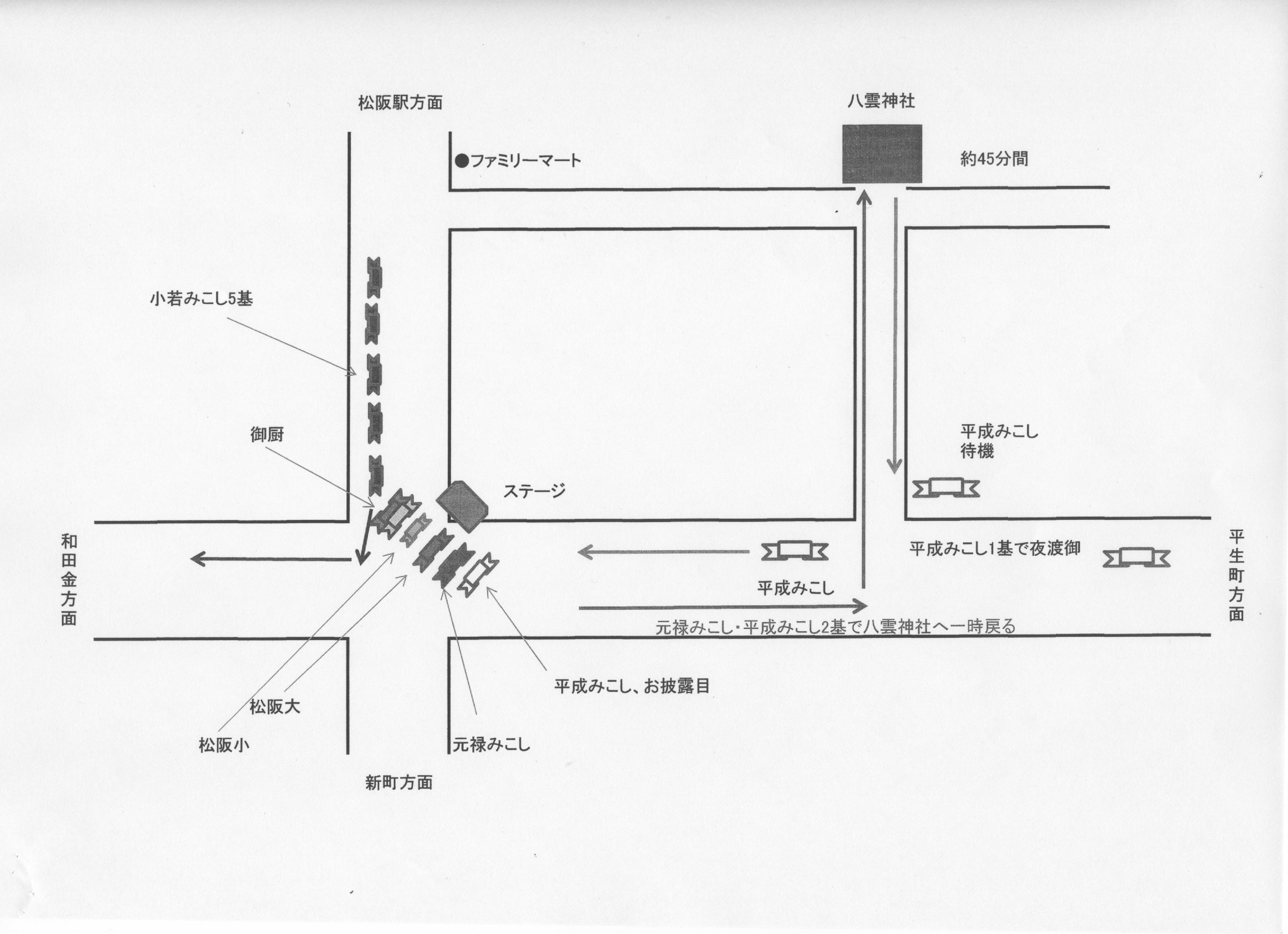 平成25年　夜渡御　練り込み